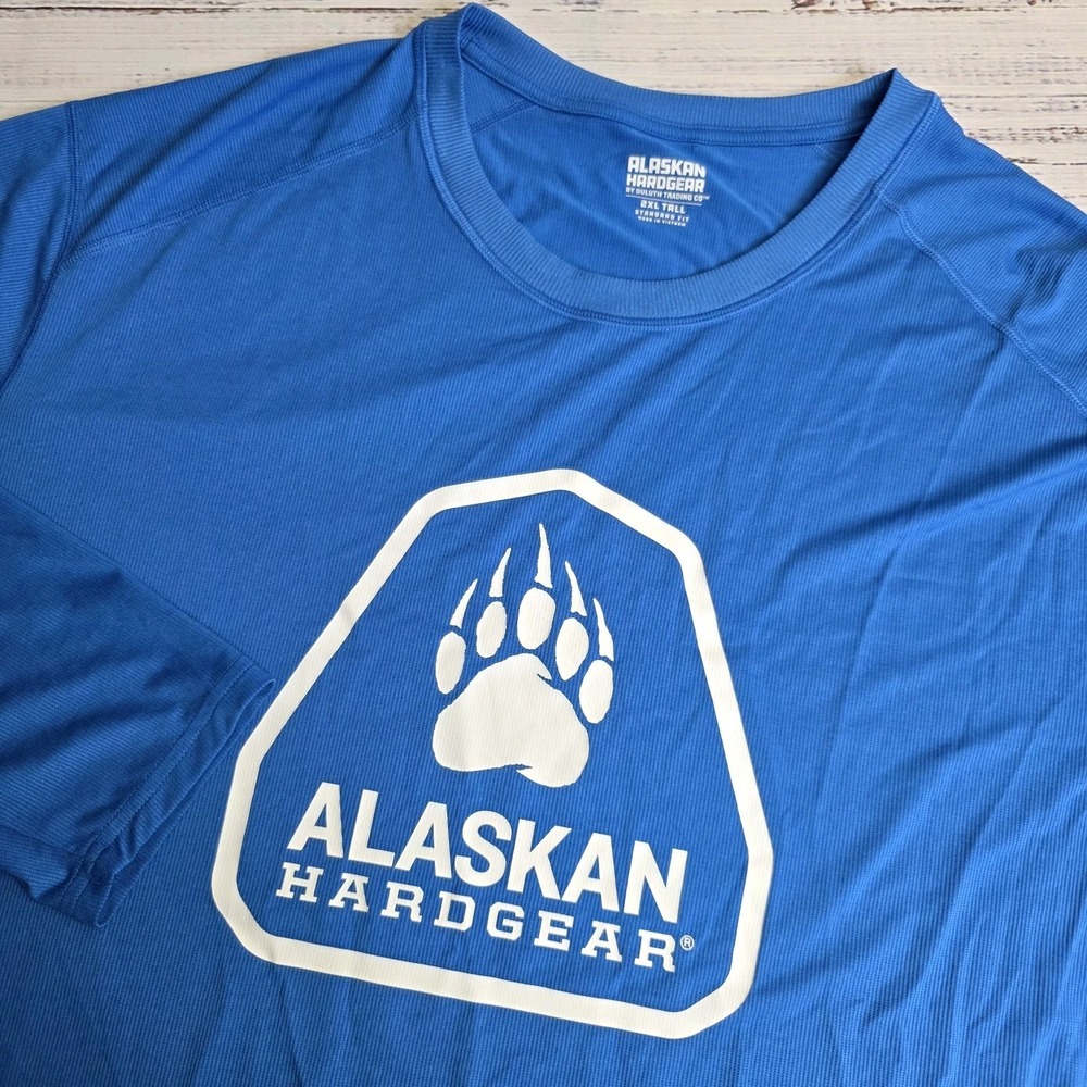 Duluth Alaskan Hardgear AKHG Shirt Mens 2XL Tall Standard‎ Tun-Dry Long Sleeve